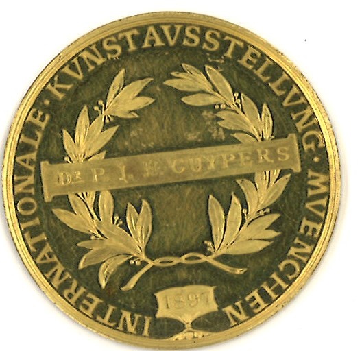 Medaille van de Internationale kunsttentoonstelling in München 1897