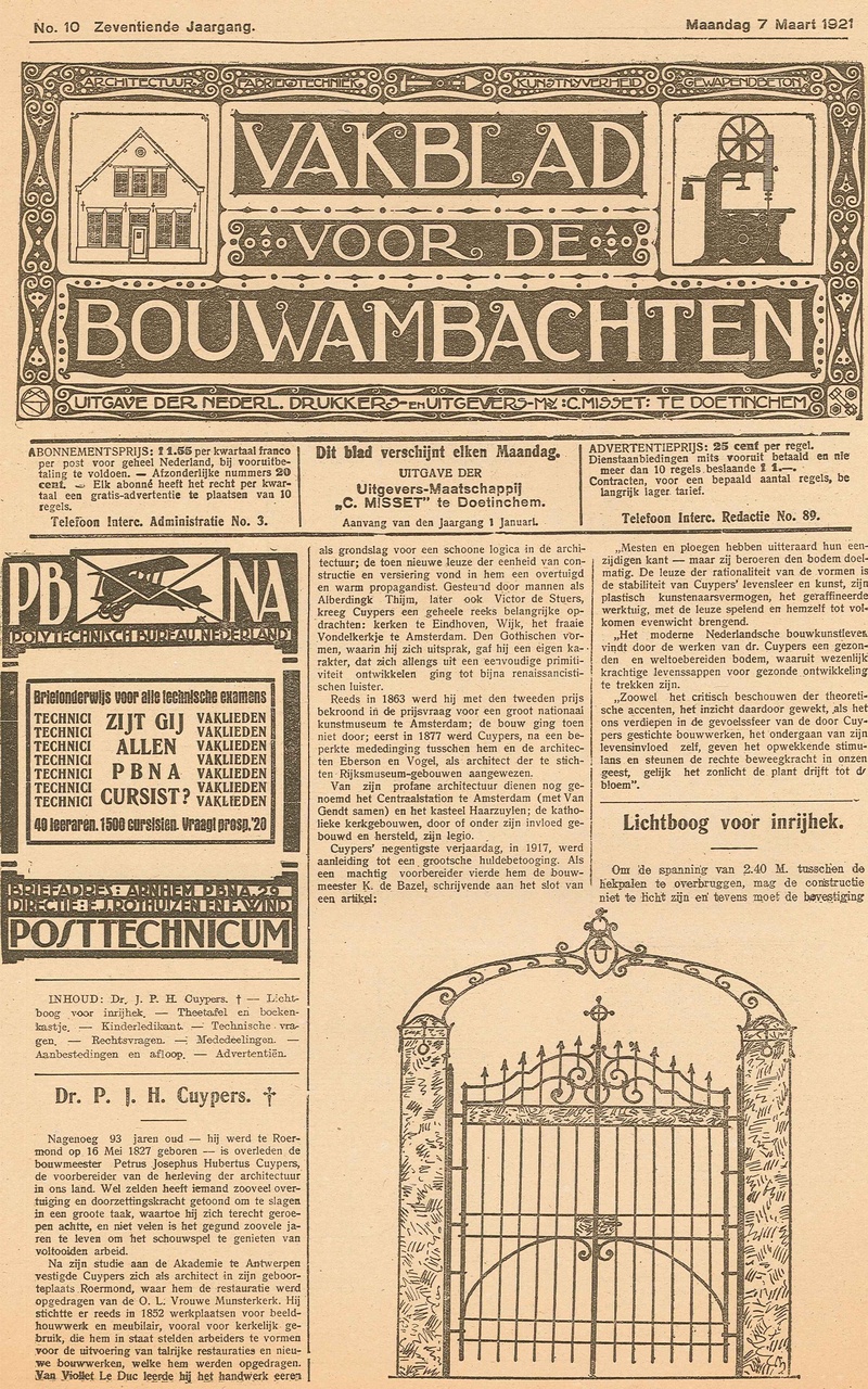 Vakblad voor de bouwambachten