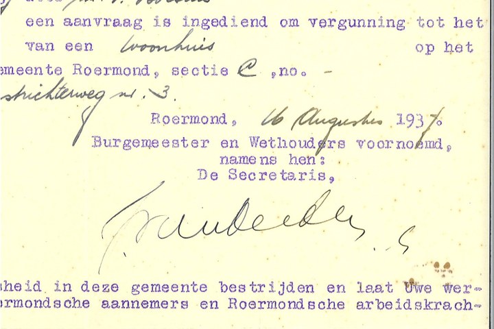 Map met tekeningen en bestek betreffende de verbouwing van het woonhuis Andersonweg 10 (voorheen Maastrichterweg 3), in opdracht van Mr. F.J. Bolsius.