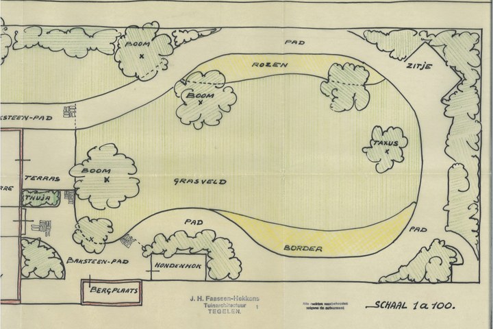 Map met tekeningen en bestek betreffende de verbouwing van het woonhuis Andersonweg 10 (voorheen Maastrichterweg 3), in opdracht van Mr. F.J. Bolsius.