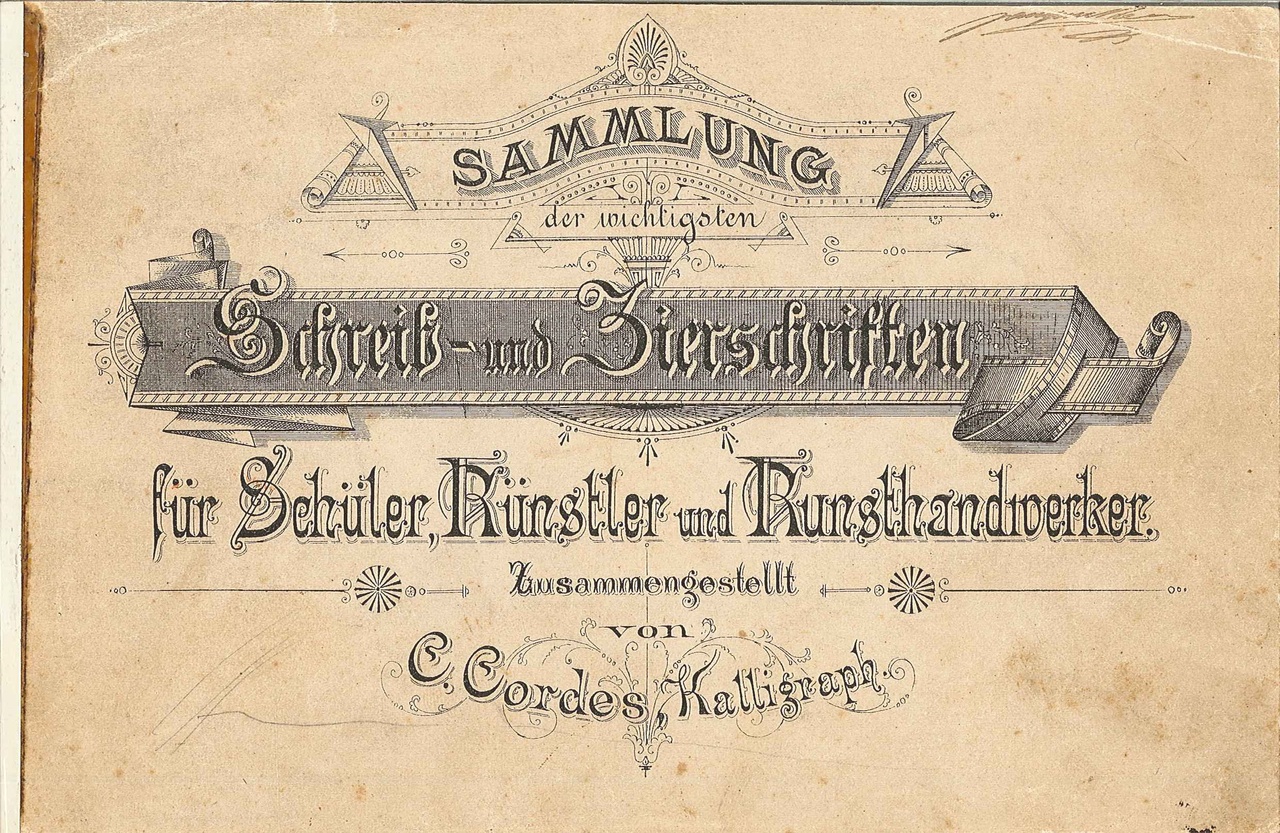 Sammlung der wichtigsten Schreib- und Zierschriften