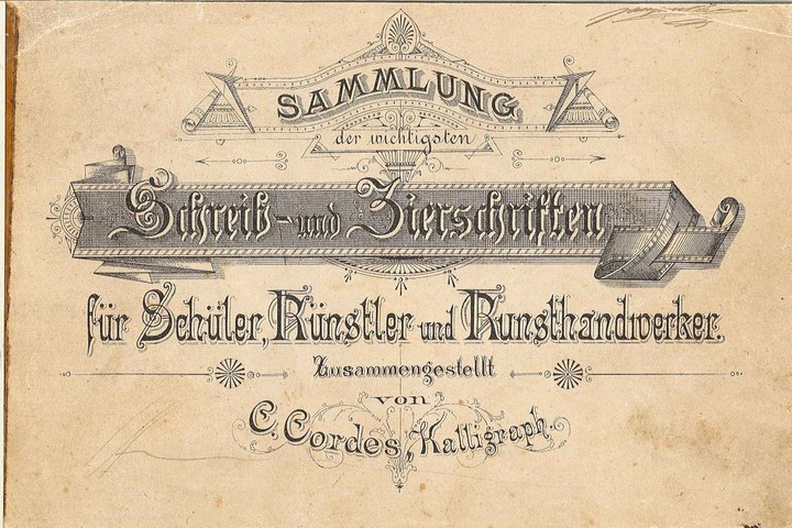 Sammlung der wichtigsten Schreib- und Zierschriften