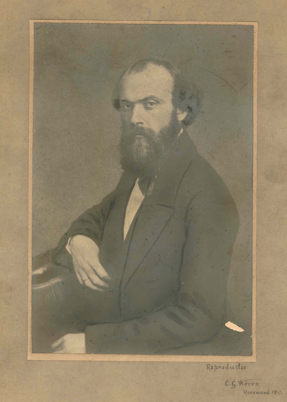 Reproductie van een Portret van P.J.H.Cuypers