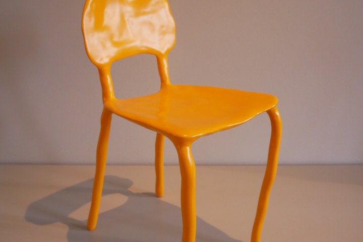 Clay dining chair, yellow
