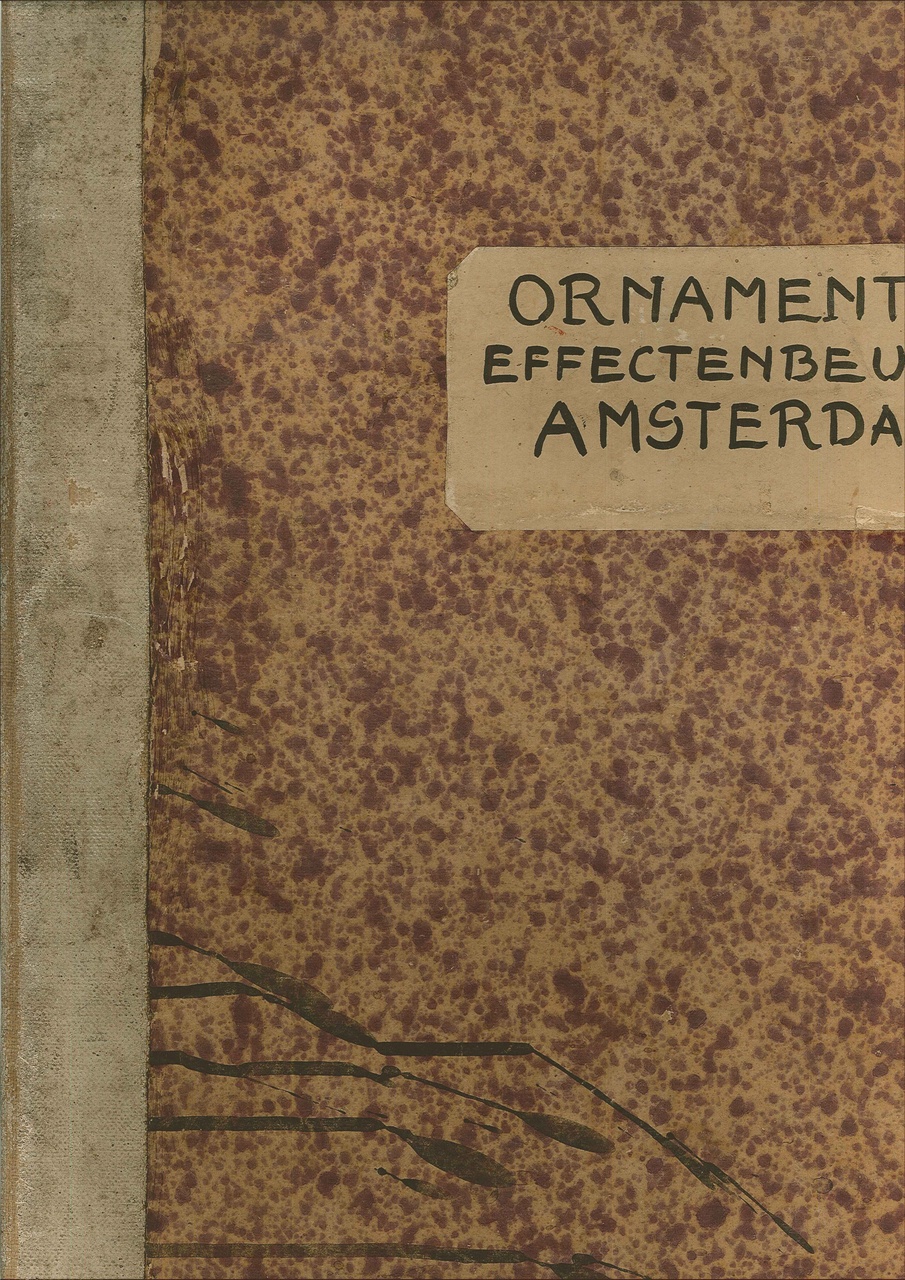 Omslag voor het bewaren van tekeningen.