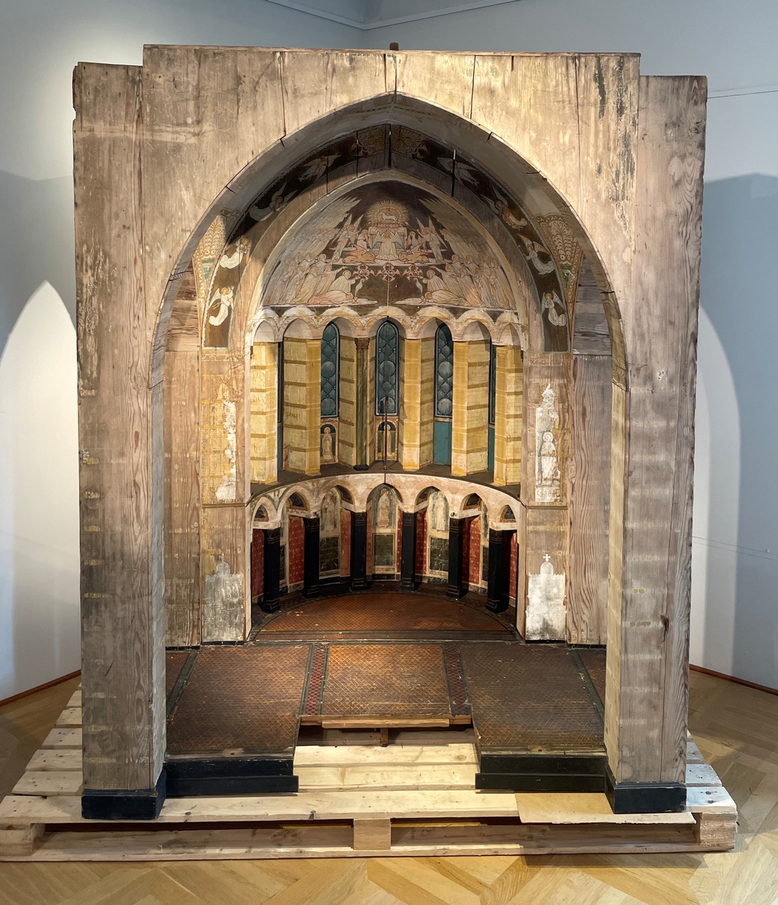 Maquette van het koor en ommegang van de Sint Jacobskerk te 's Hertogenbosch