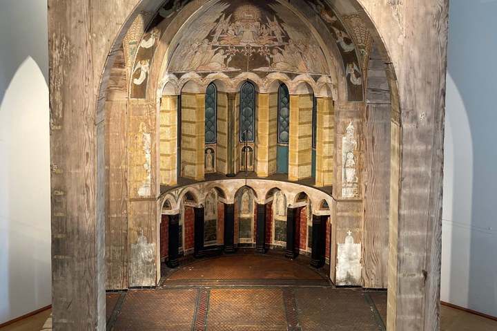 Maquette van het koor en ommegang van de Sint Jacobskerk te 's Hertogenbosch